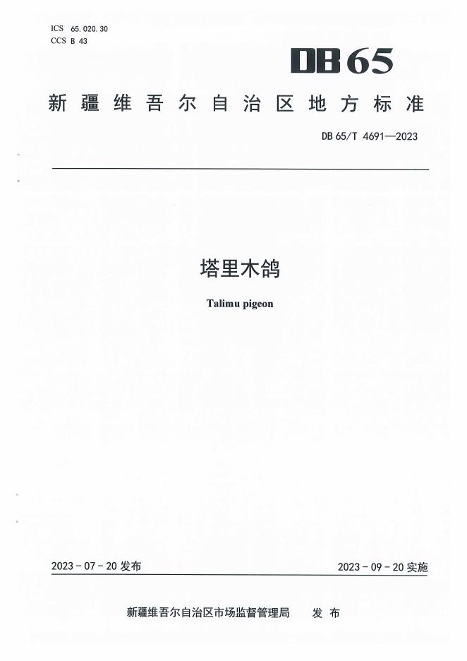 DB65/T 4691-2023 标准预览