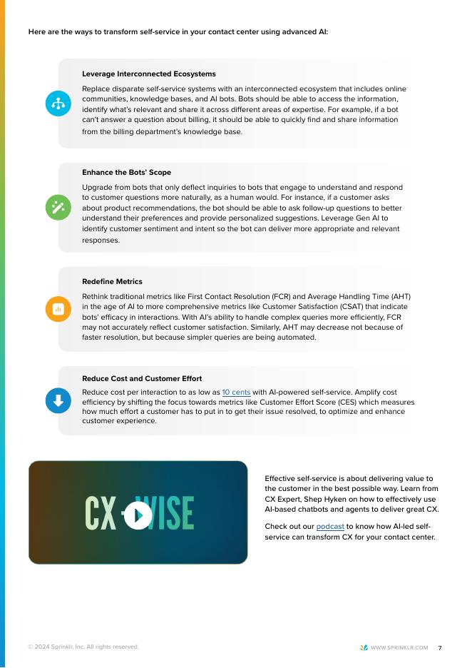Sprinklr：2024年联络中心手册：人工智能优先体验时代（英文版）_第7页