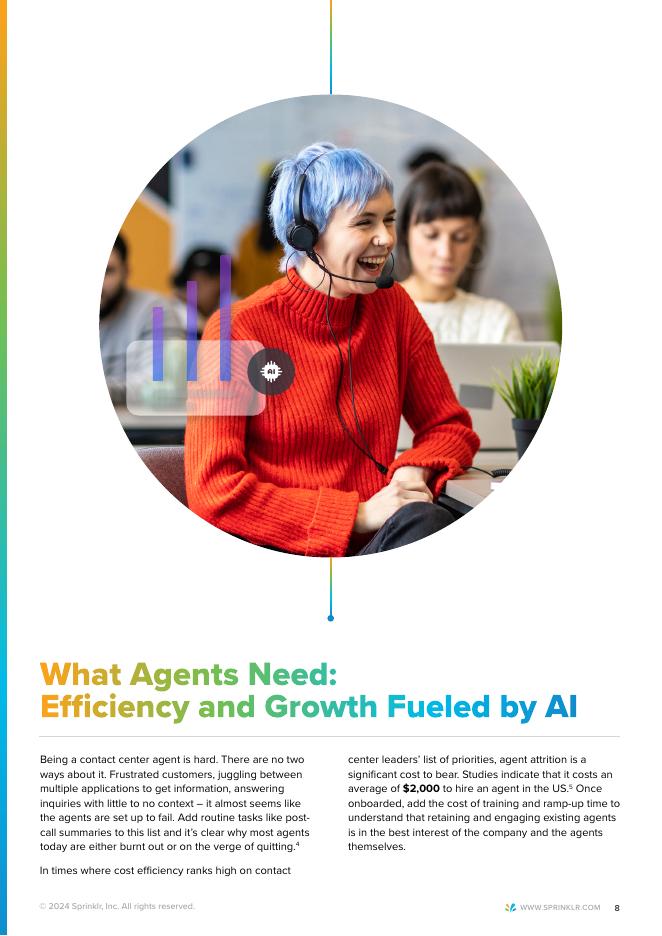 Sprinklr：2024年联络中心手册：人工智能优先体验时代（英文版）_第8页