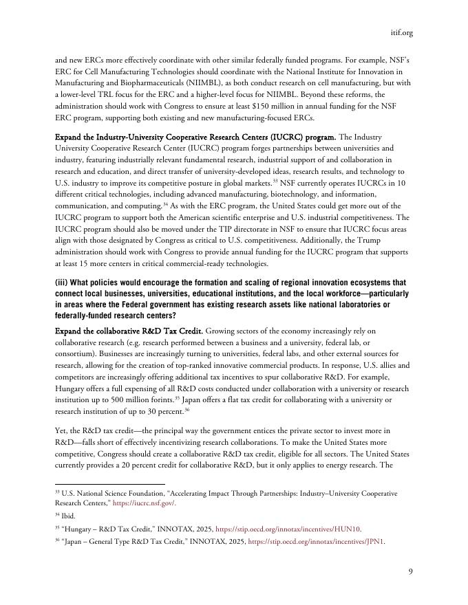 ITIF：2025年关于加速美国科学企业向OSTP提交评论报告（英文版）_第9页