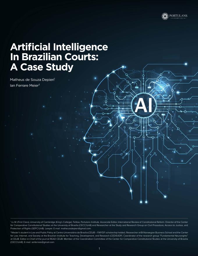 Portulans Institute波图兰研究所：2025年巴西法院中的<em>人工智能</em>案例研究报告（英文版） 海报