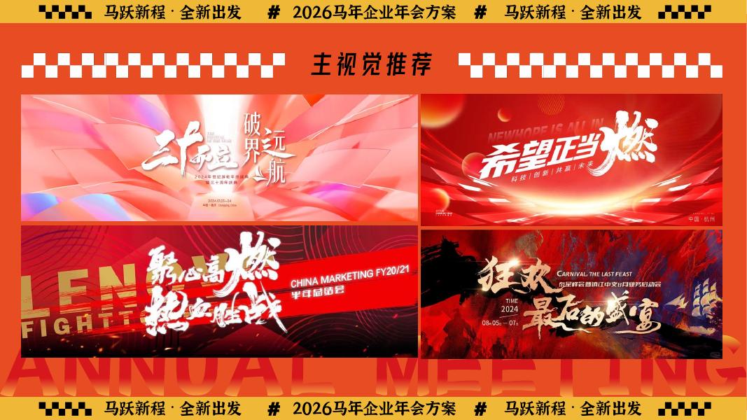 马跃新程全新出发-互联网年会尾牙年会颁奖表彰年终盛典活动策划方案_第6页