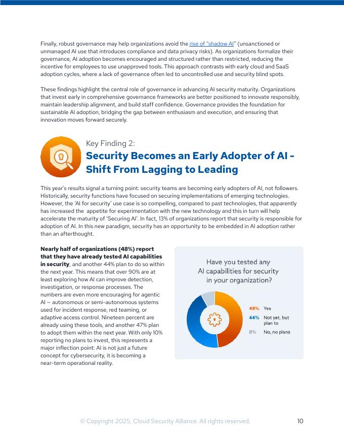 CSA GCR云安全联盟：2025年人工智能安全与治理现状报告（英文版）_第10页