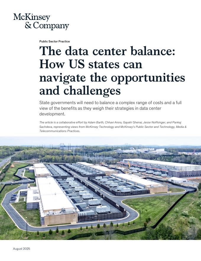 麦肯锡：2025年数据中心的平衡之道：美国各州如何在机遇与挑战之间抉择报告（英文版）海报