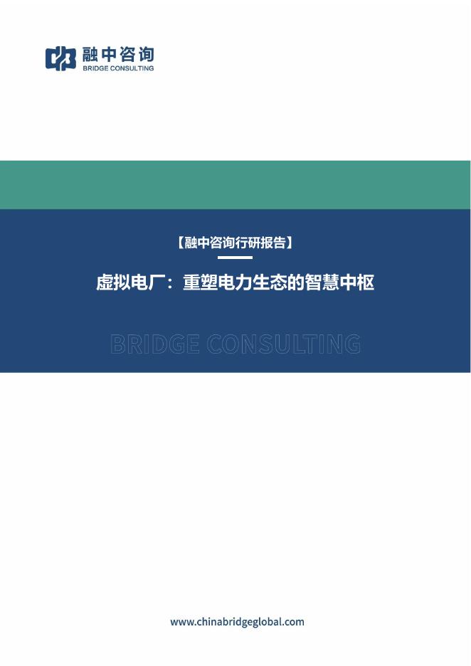 融中资讯：2025年虚拟电厂：重塑电力生态的智慧中枢报告