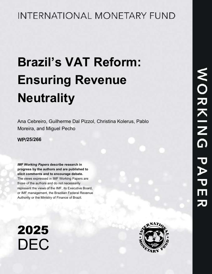 国际货币基金组织：巴西增值税改革：确保收入中性（英文版）