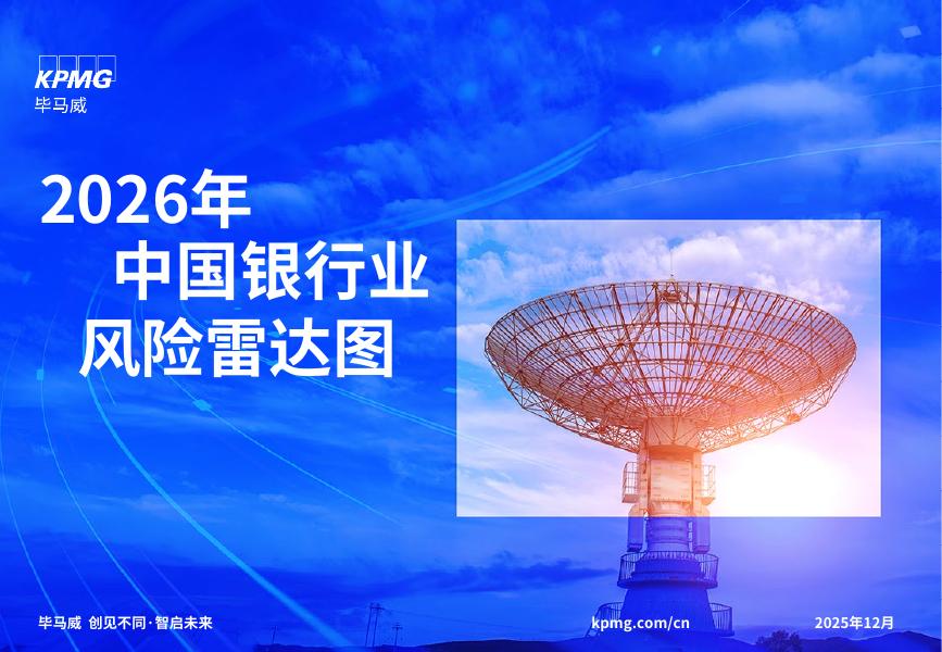 毕马威：2026年中国银行业风险雷达图