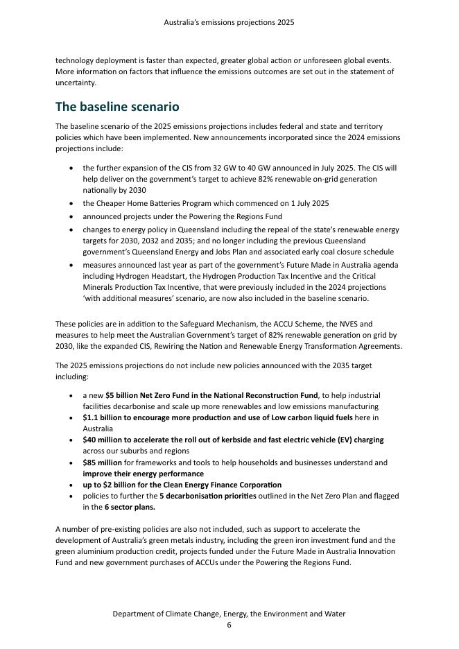 澳大利亚政府：2025年澳大利亚排放预测报告（英文版）_第6页