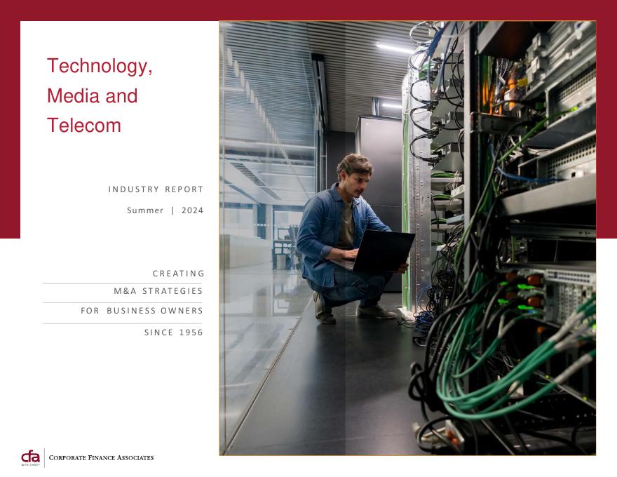 CFA：2024年夏季全球科技、传媒和电信行业并购策略与市场趋势报告（英文版）