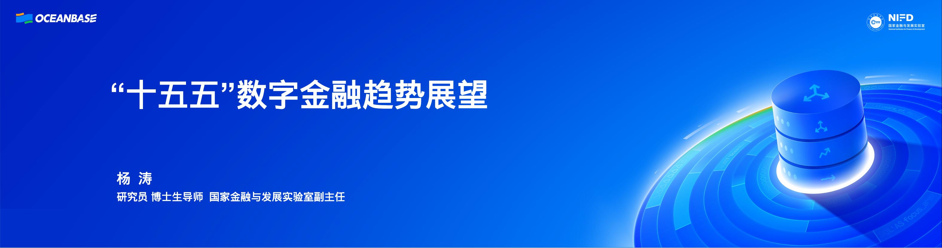 杨涛：“十五五”数字金融趋势展望