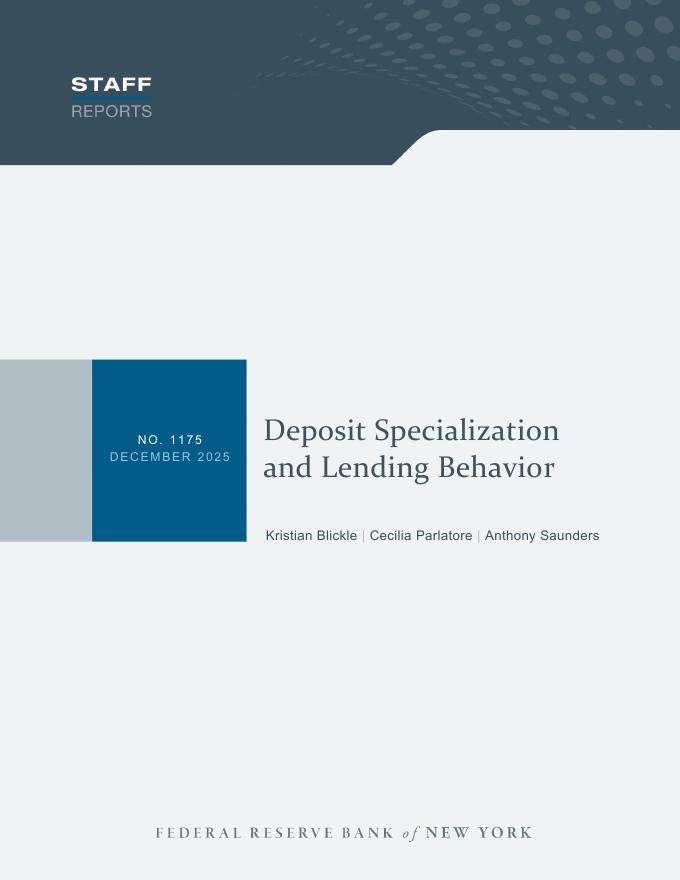 纽约联储：存款专业化与借贷行为（英文版）