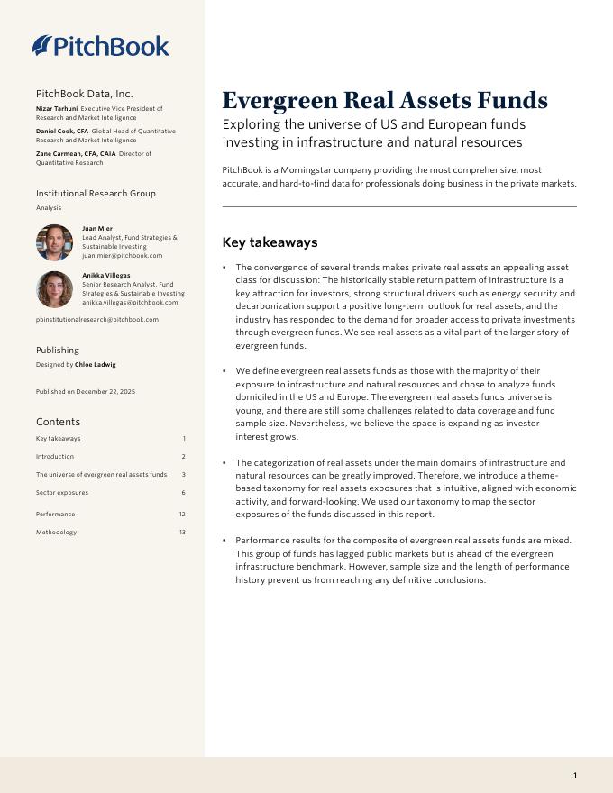 PitchBook：2025年常青不动产基金报告（英文版）