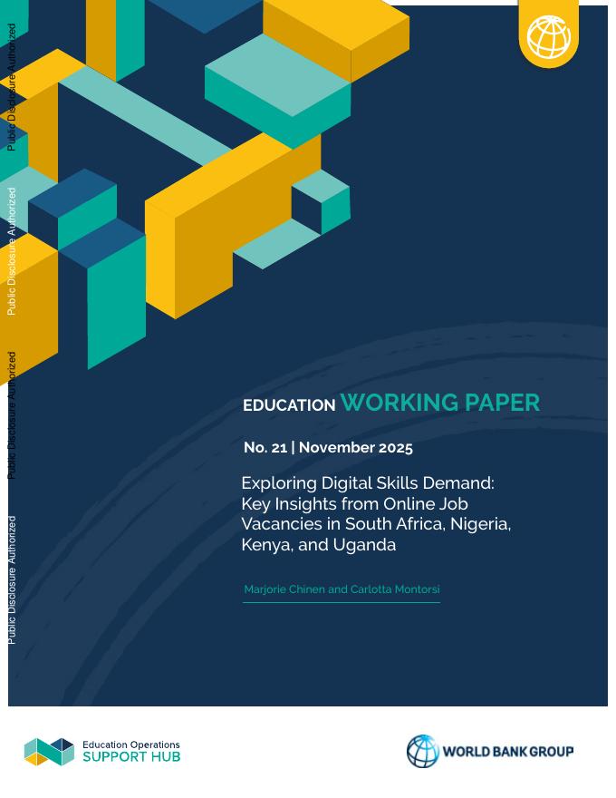 世界银行：探索数字技能需求：来自南非、尼日利亚、肯尼亚和乌干达在线职位空缺的关键见解（英文版）
