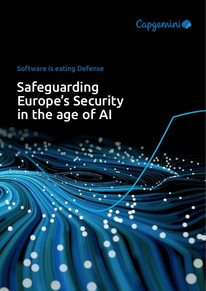 凯捷Capgemini：2025年在人工智能时代保障欧洲安全报告（英文版）