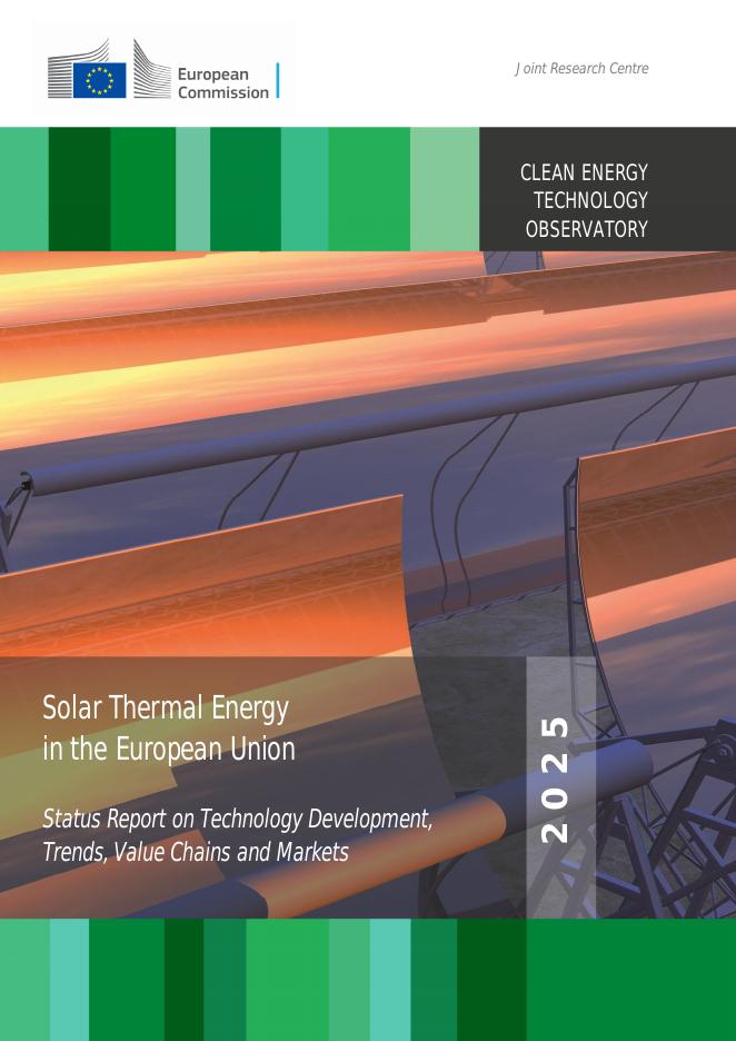 CETO：2025年欧盟太阳能热能：技术发展、趋势、价值链和市场现状报告（英文版）