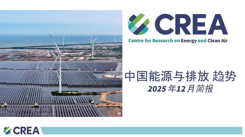 能源与清洁空气研究中心：中国能源与排放趋势2025年12月简报