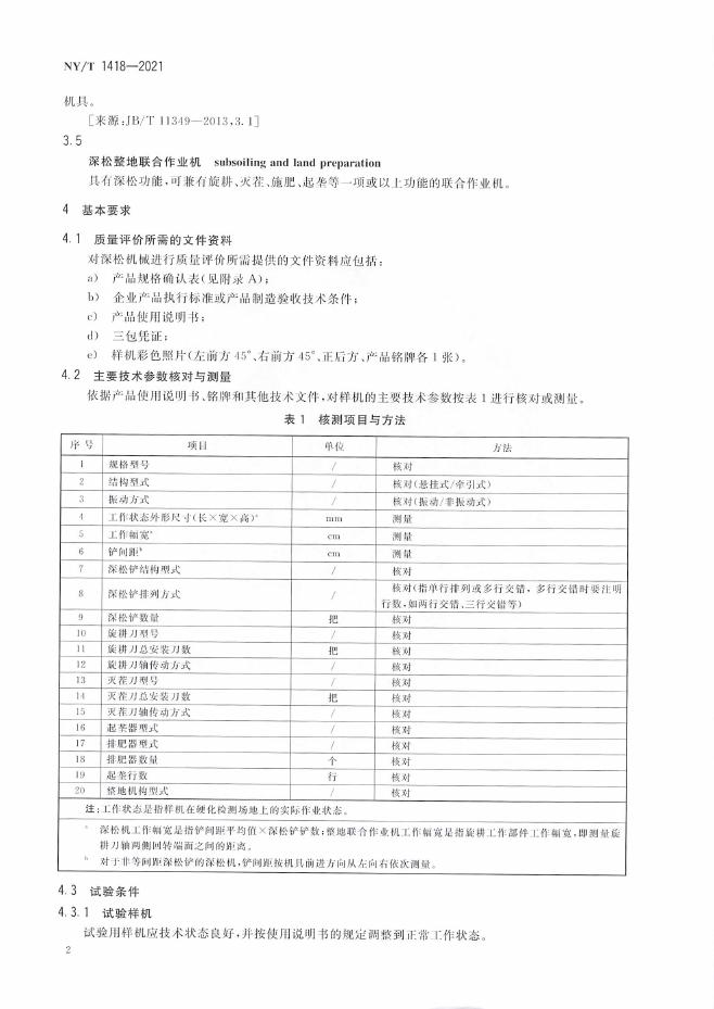 NY/T 1418-2021 标准预览