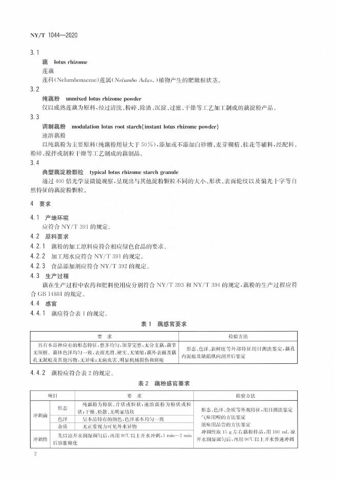 NY/T 1044-2020 标准预览