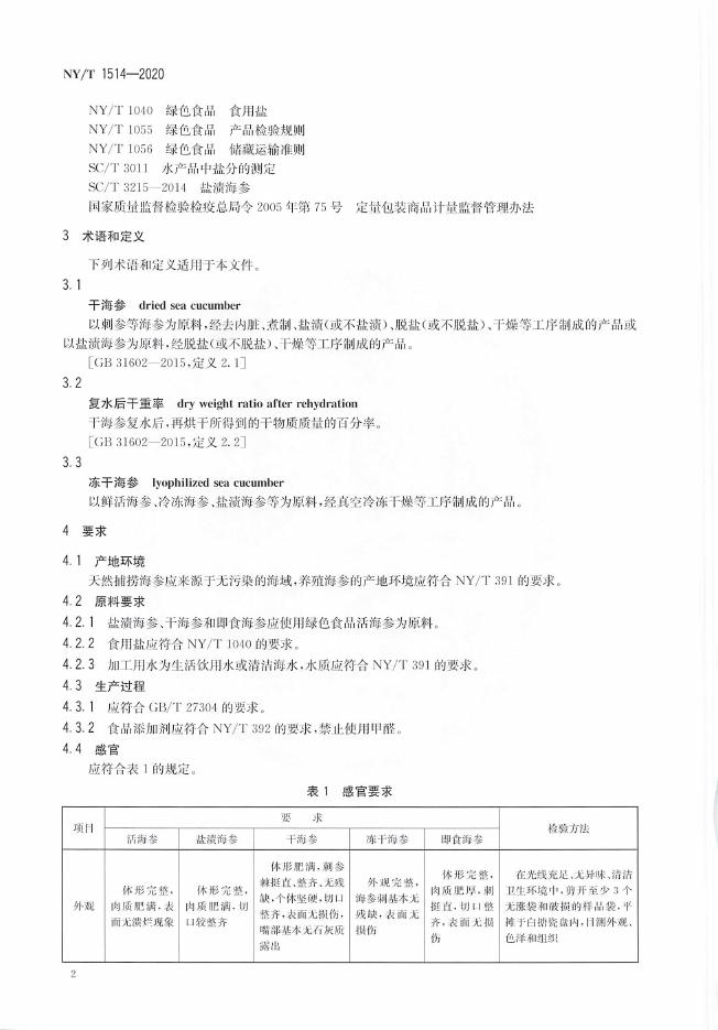 NY/T 1514-2020 标准预览
