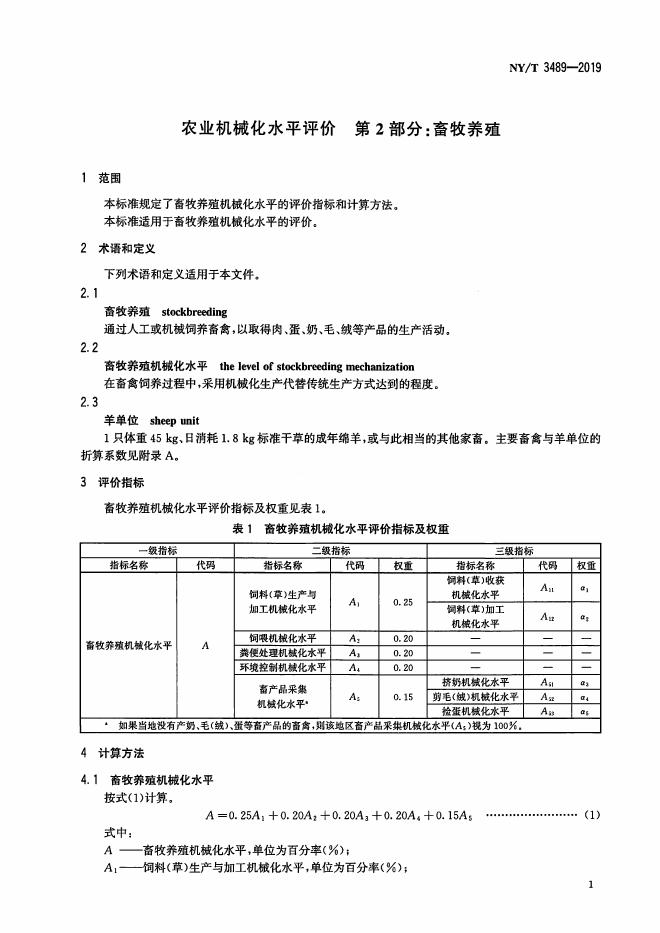 NY/T 3489-2019 标准预览