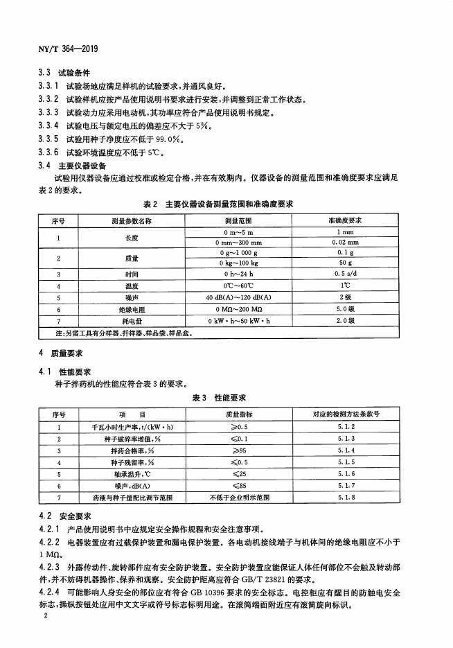 NY/T 364-2019 标准预览