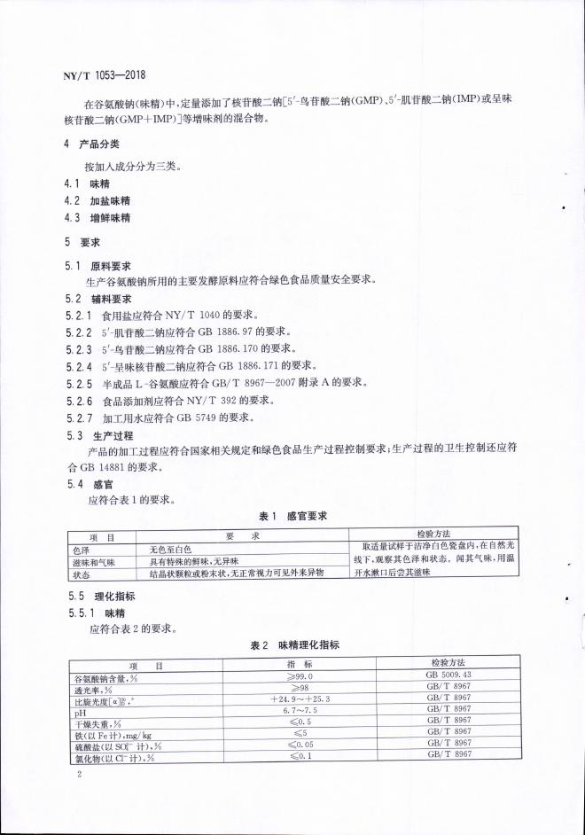 NY/T 1053-2018 标准预览