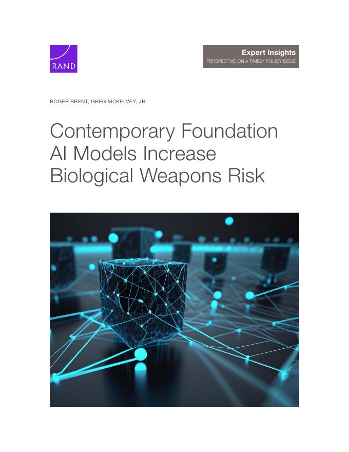 Rand兰德：2025年当代基础人工智能模型增加生物武器风险报告（英文版）