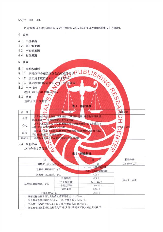 NY/T 1508-2017 标准预览