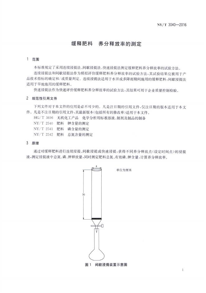 NY/T 3040-2016 标准预览