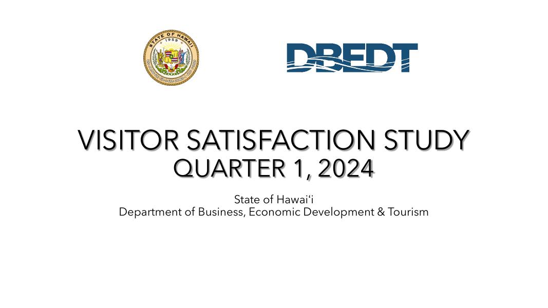 夏威夷旅游局（HTA）：2024年第一季度夏威夷旅游业游客满意度调查报告（英文版）