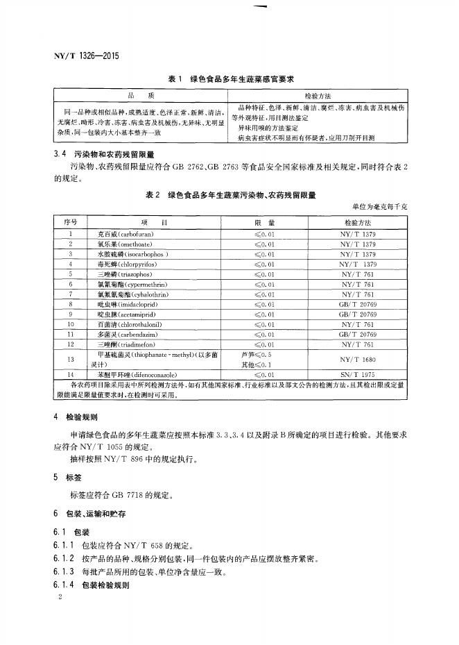 NY/T 1326-2015 标准预览