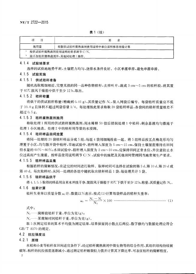 NY/T 2722-2015 标准预览