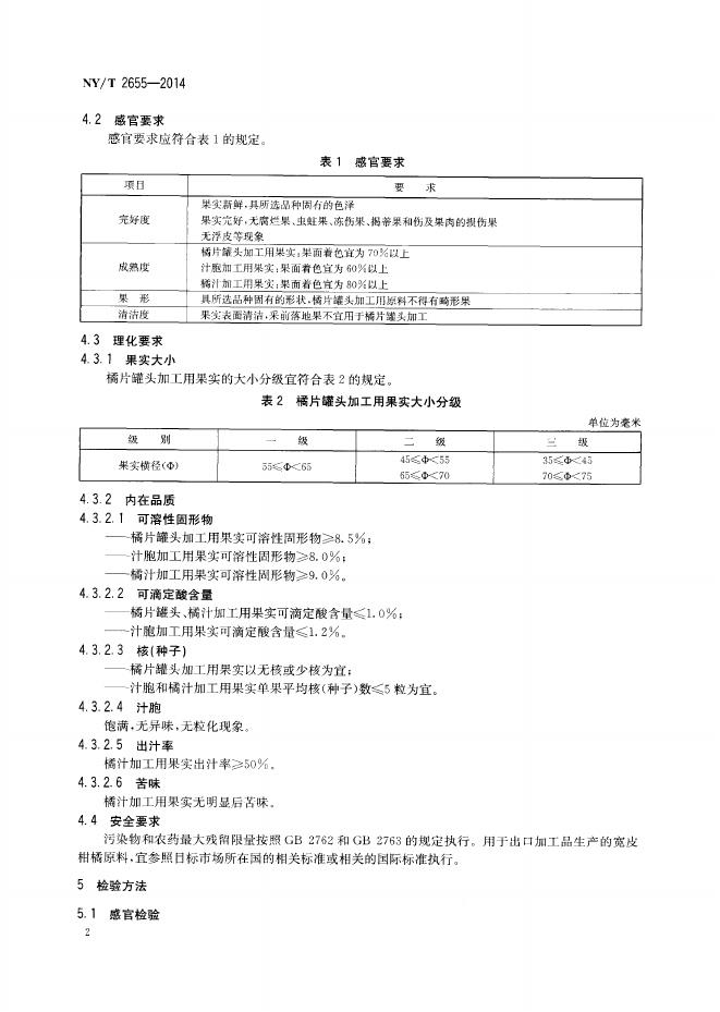 NY/T 2655-2014 标准预览