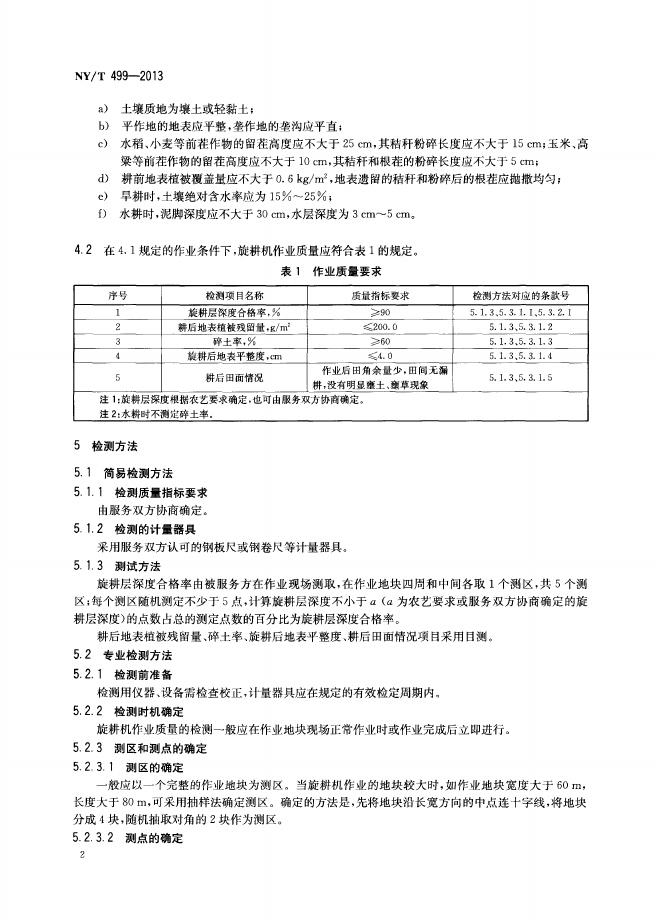 NY/T 499-2013 标准预览