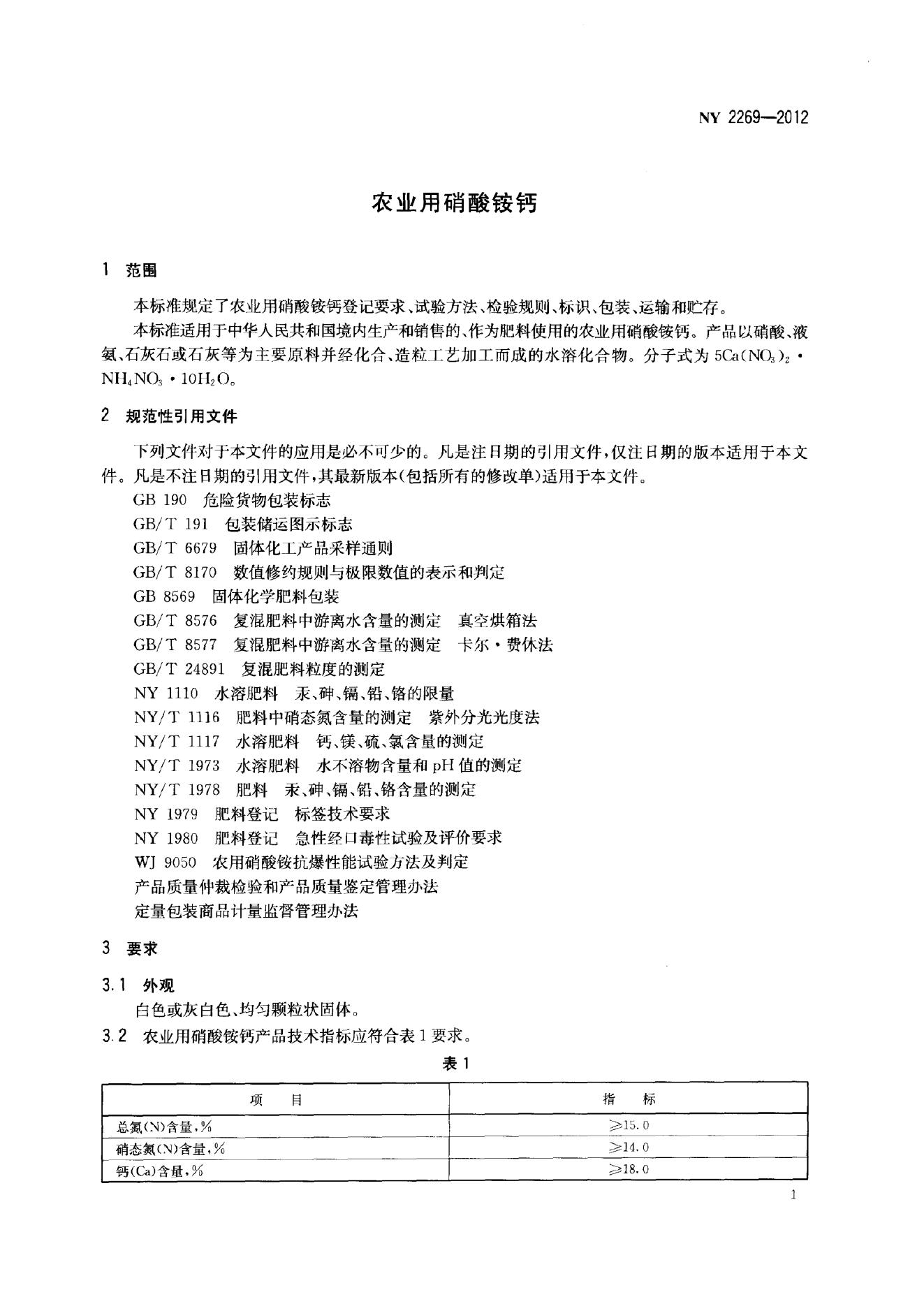 NY 2269-2012 标准预览
