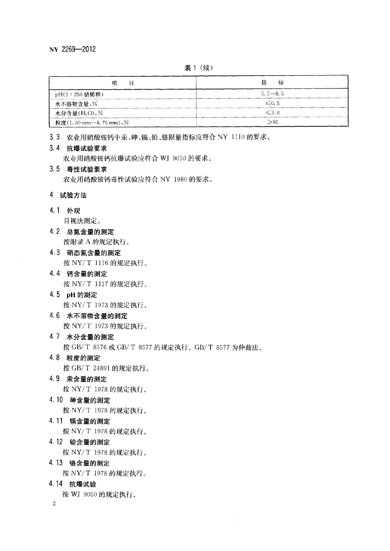 NY 2269-2012 标准预览