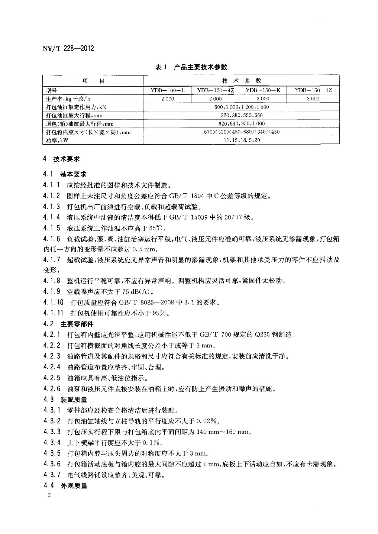 NY/T 228-2012 标准预览