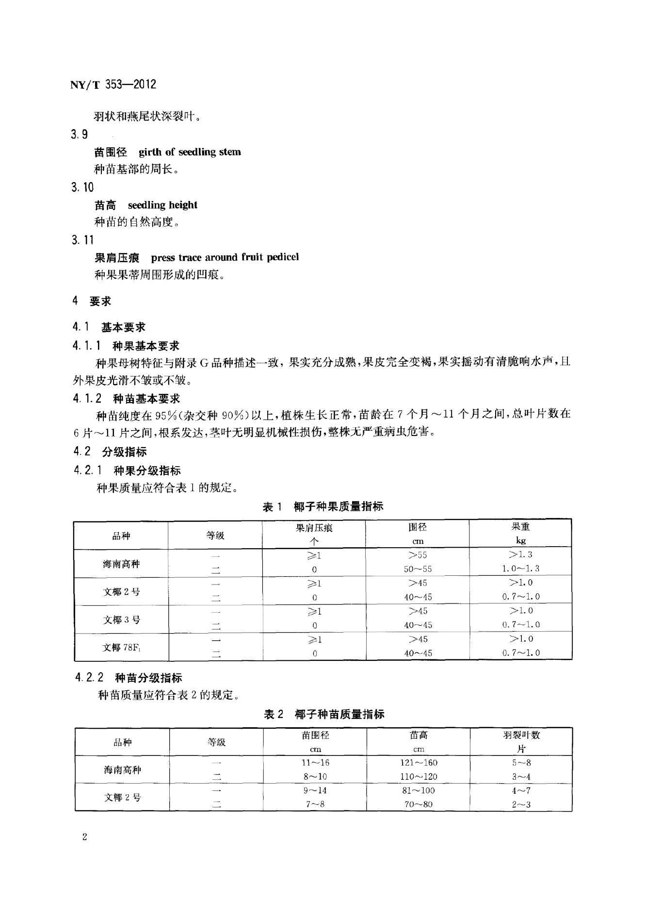 NY/T 353-2012 标准预览