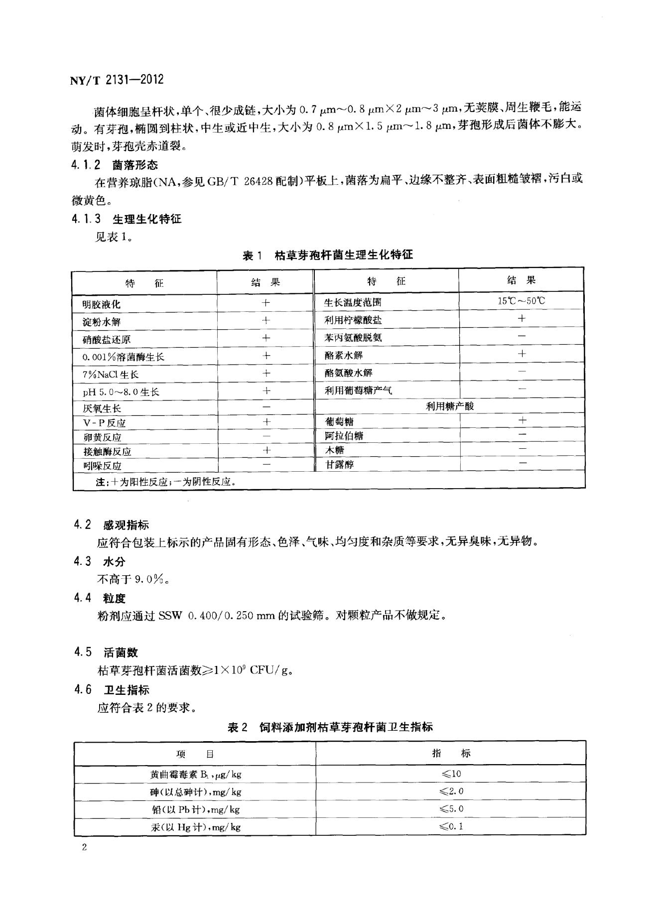 NY/T 2131-2012 标准预览