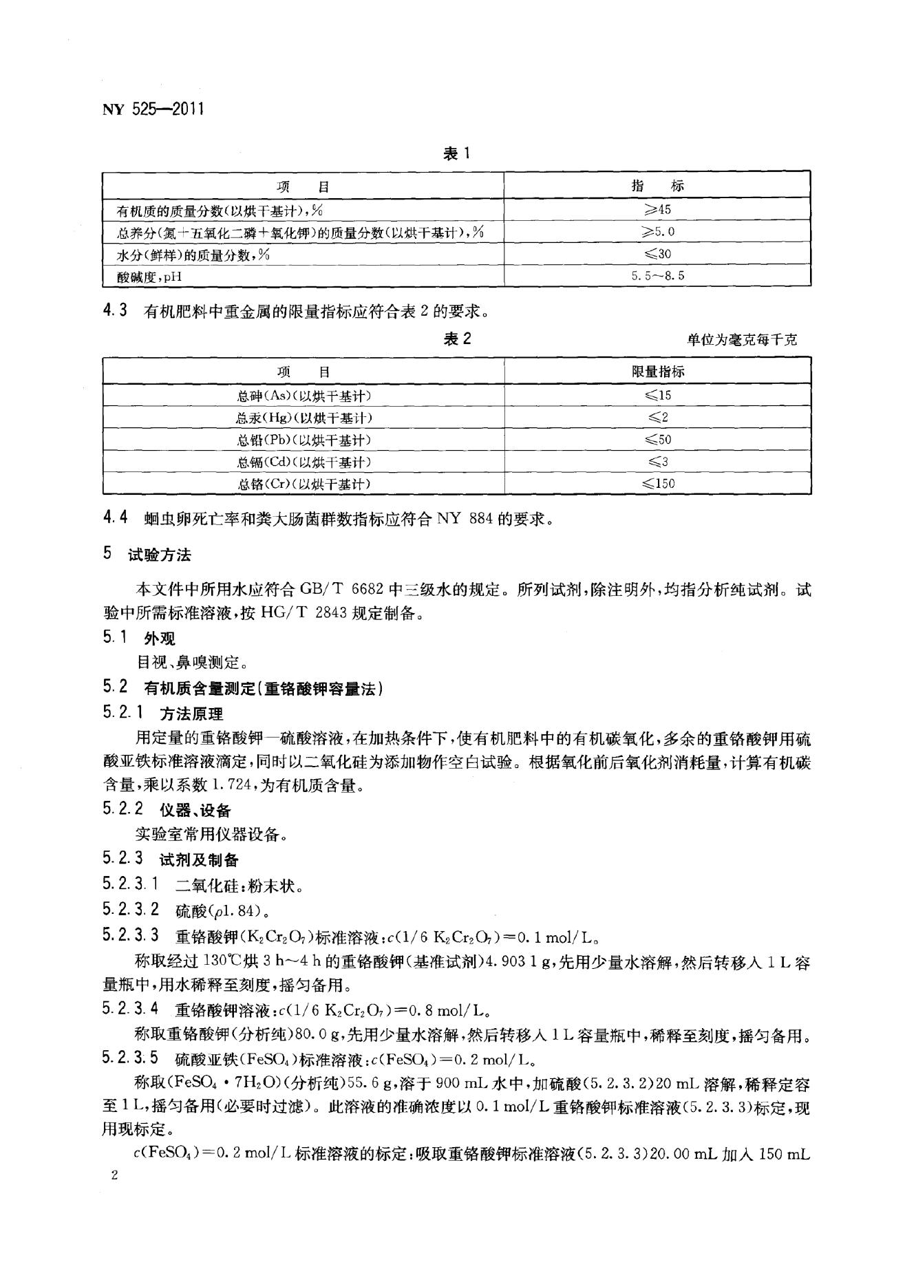 NY 525-2011 标准预览