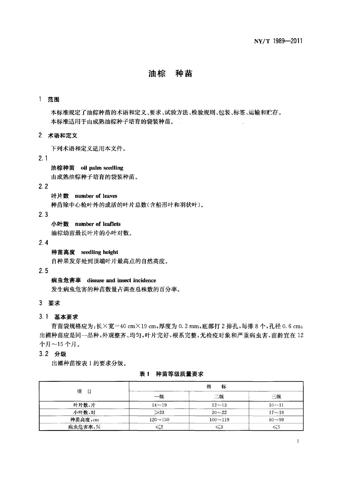 NY/T 1989-2011 标准预览