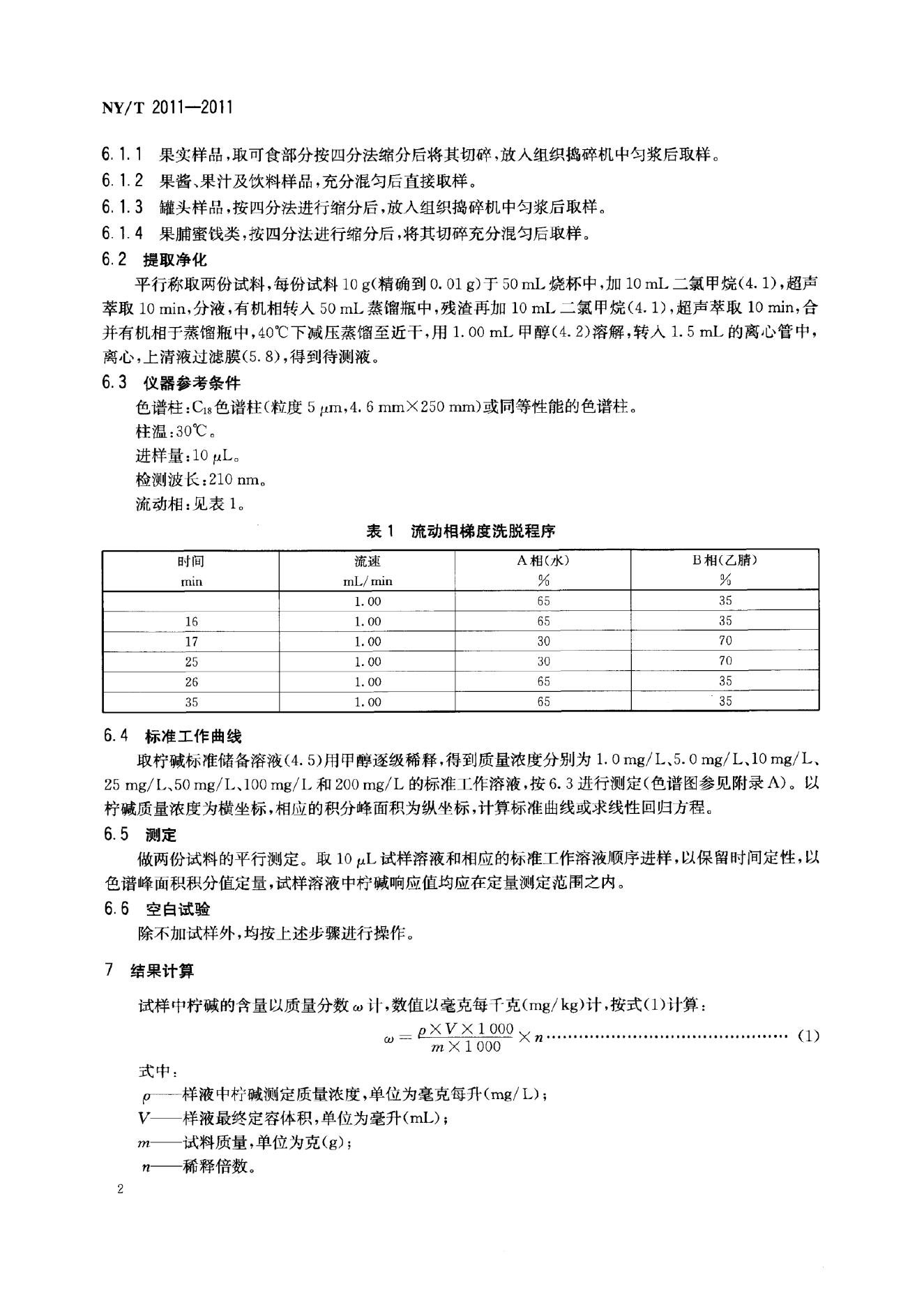 NY/T 2011-2011 标准预览