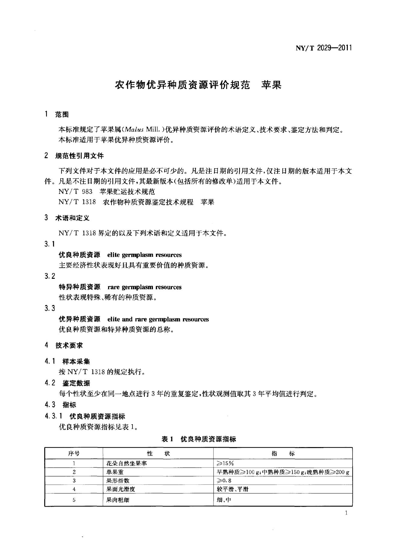 NY/T 2029-2011 标准预览