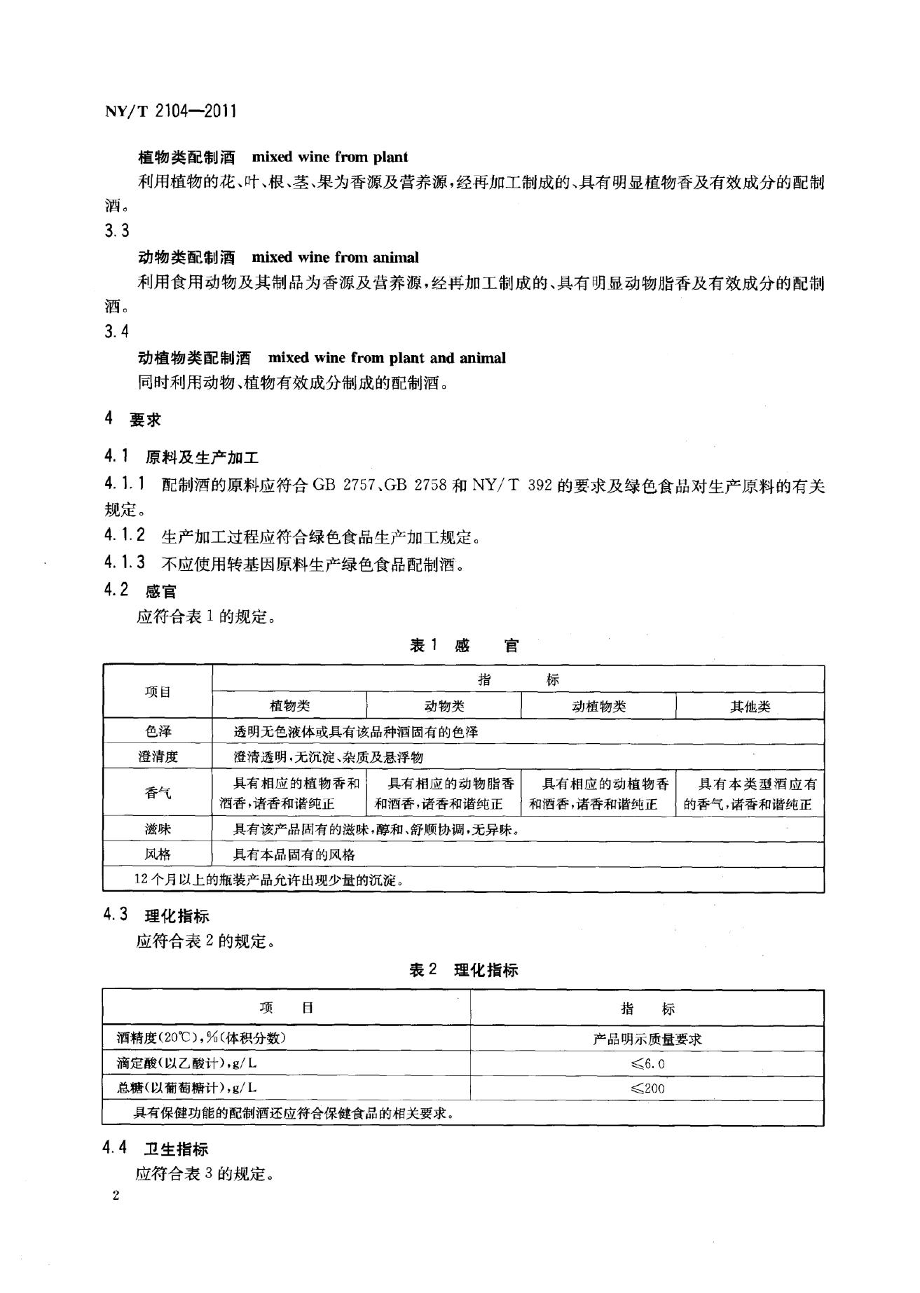 NY/T 2104-2011 标准预览