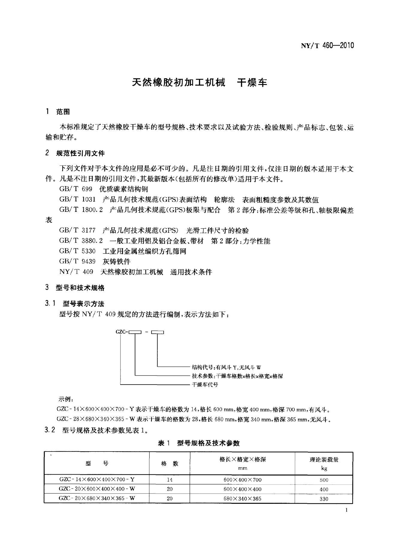 NY/T 460-2010 标准预览