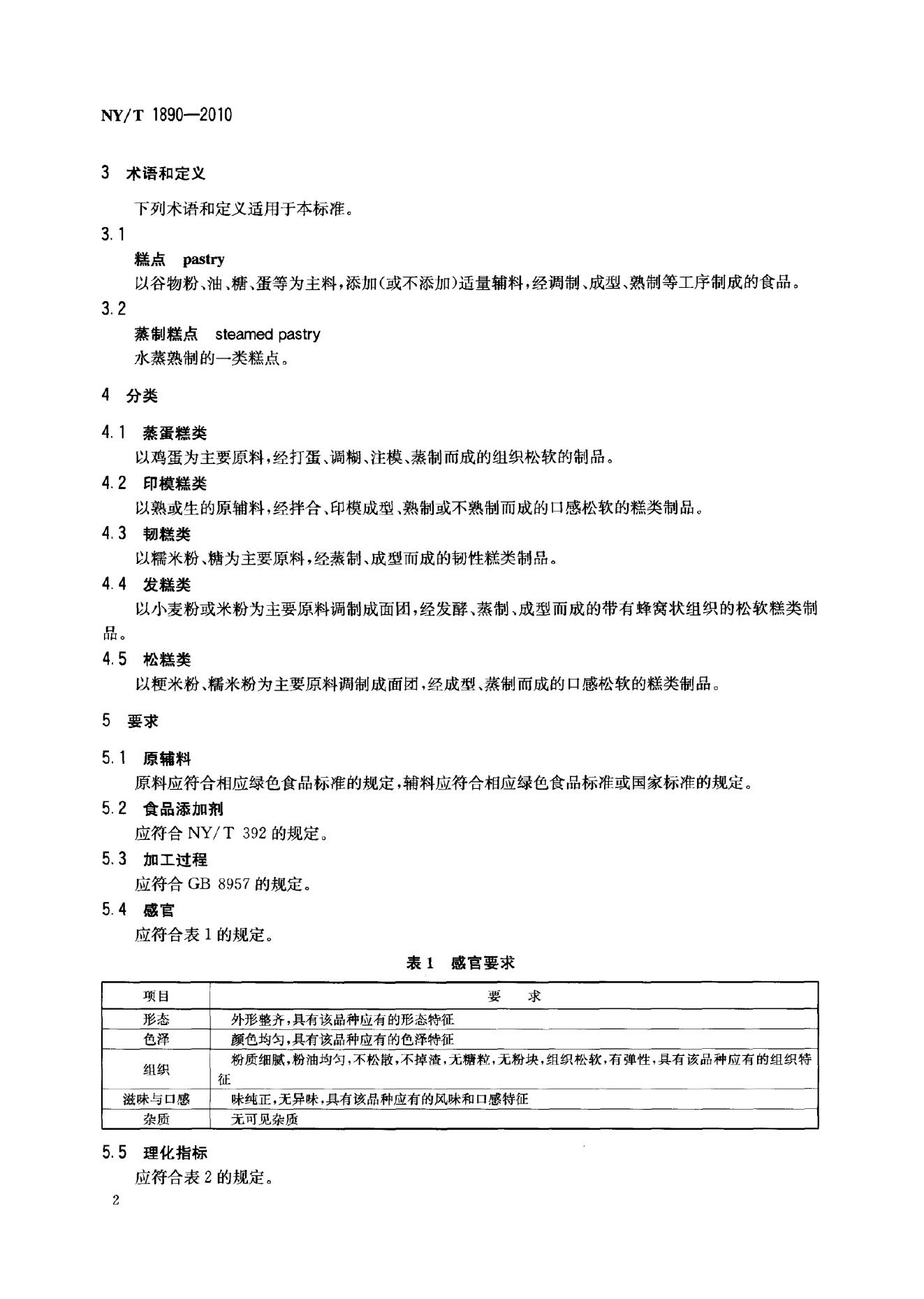 NY/T 1890-2010 标准预览