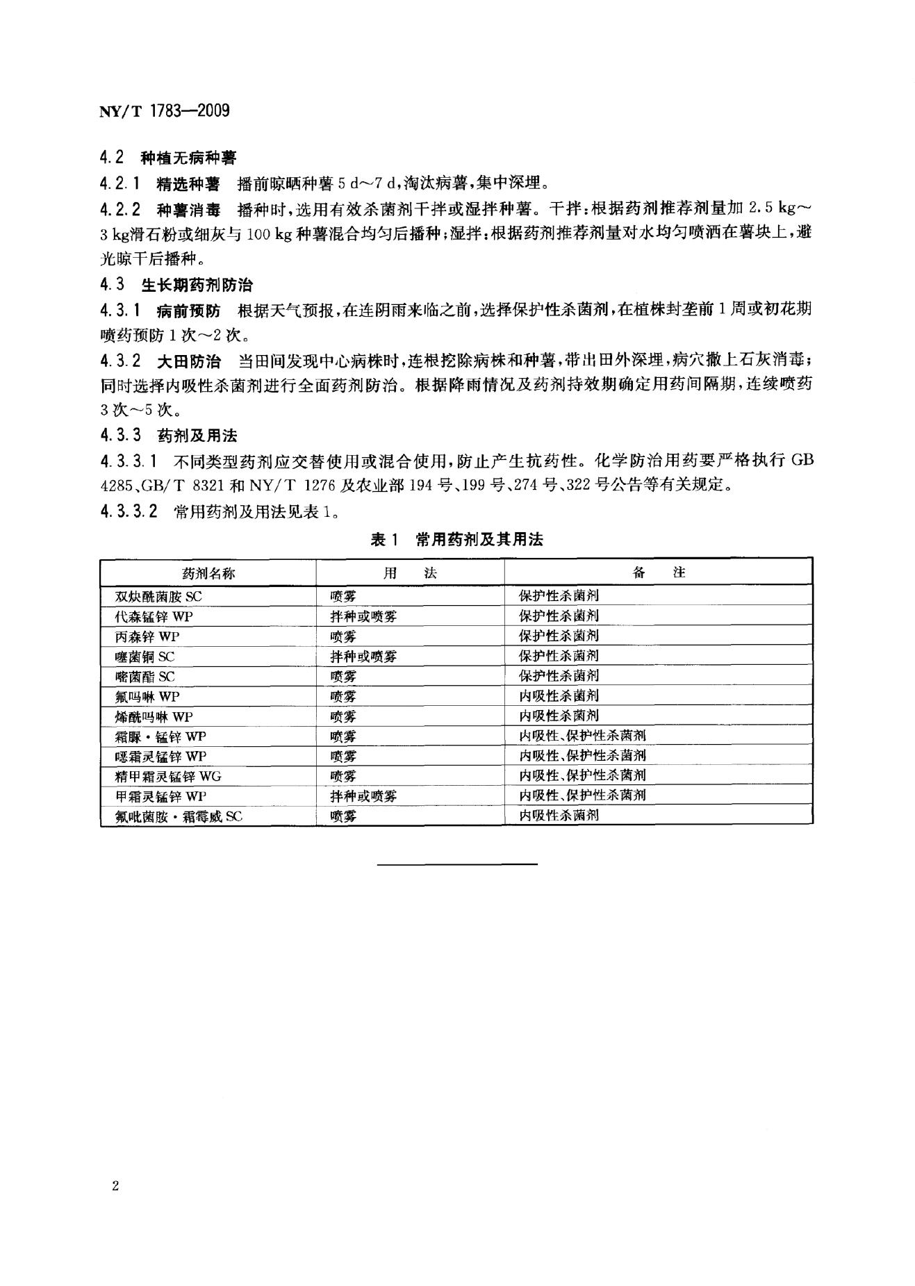 NY/T 1783-2009 标准预览