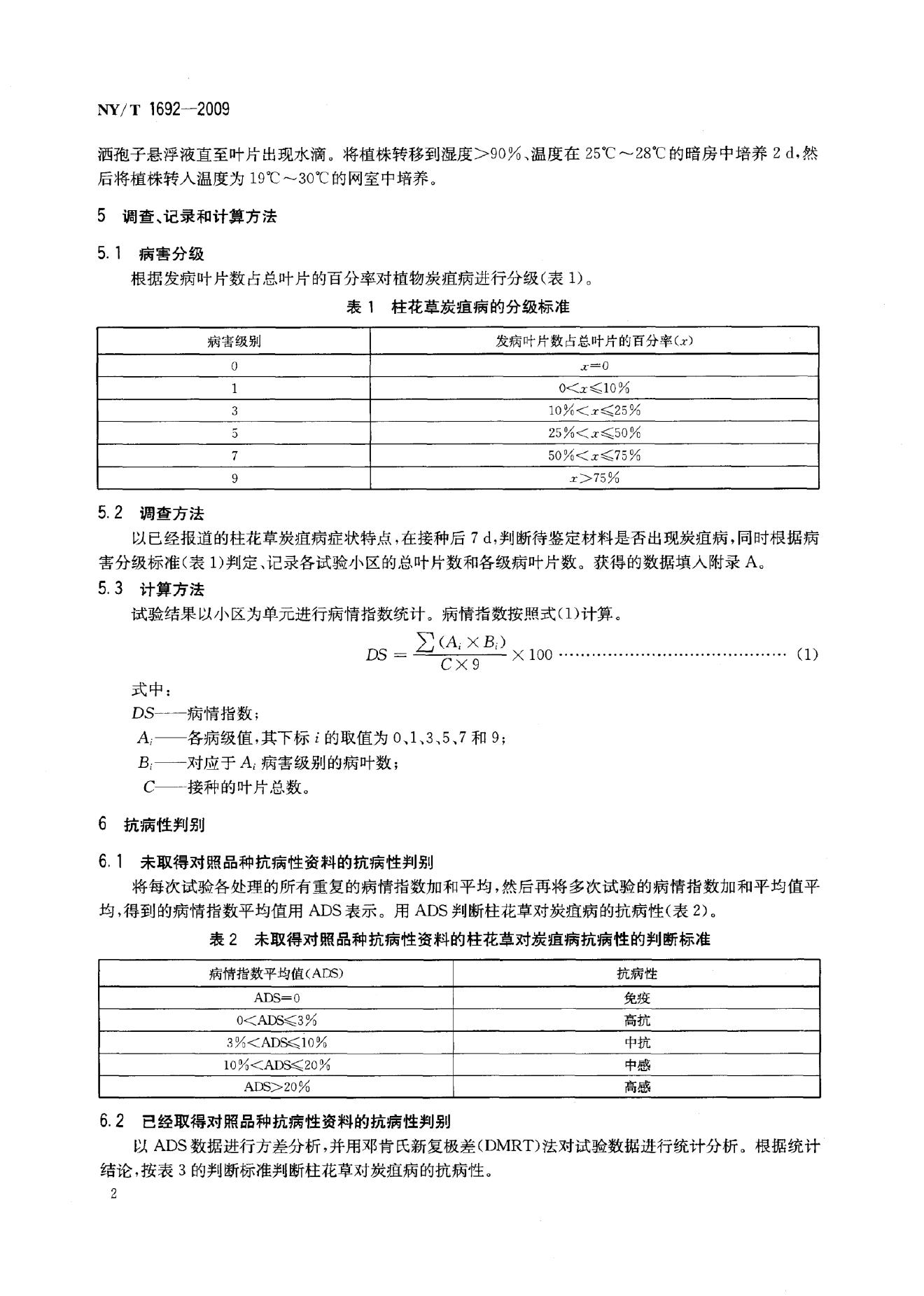 NY/T 1692-2009 标准预览