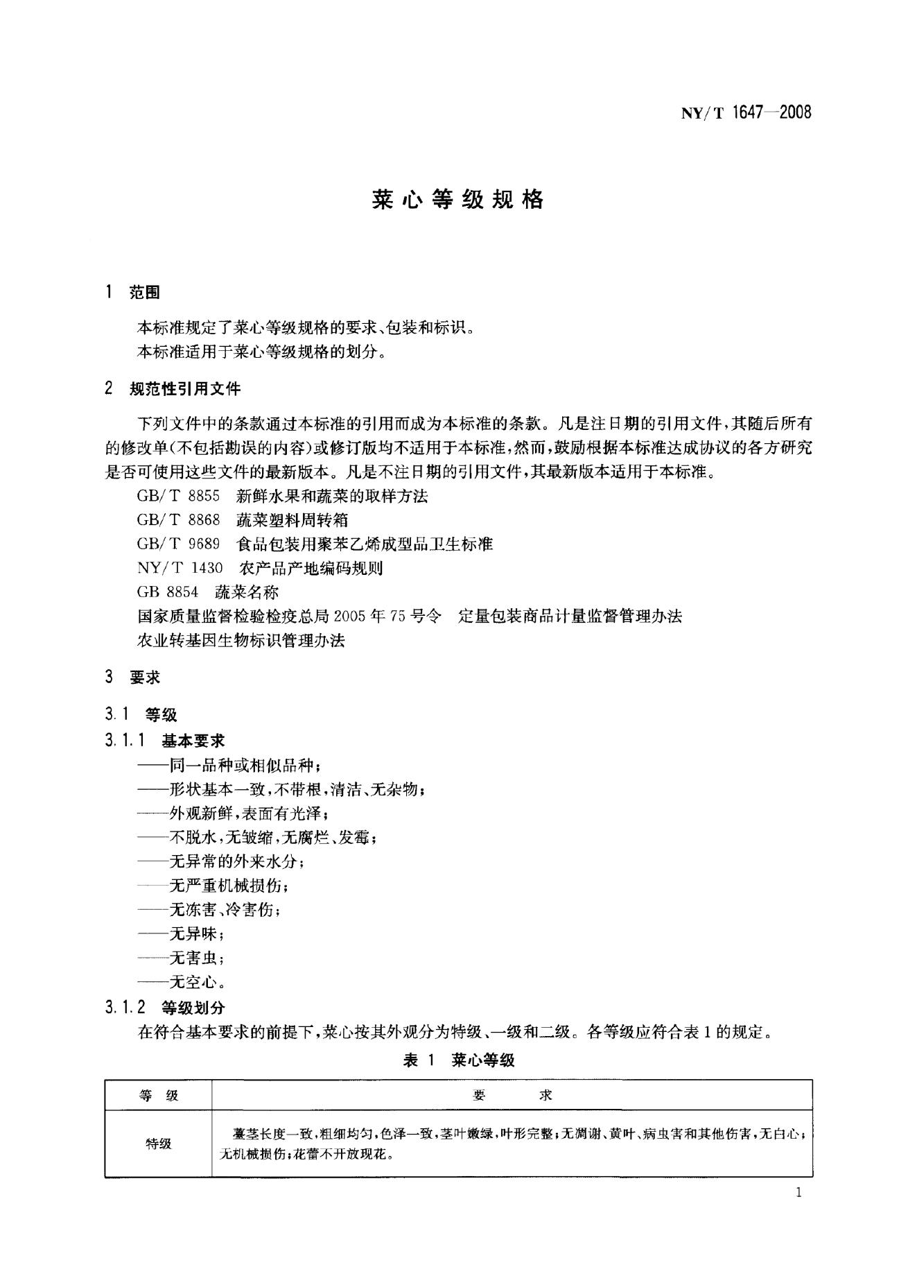 NY/T 1647-2008 标准预览