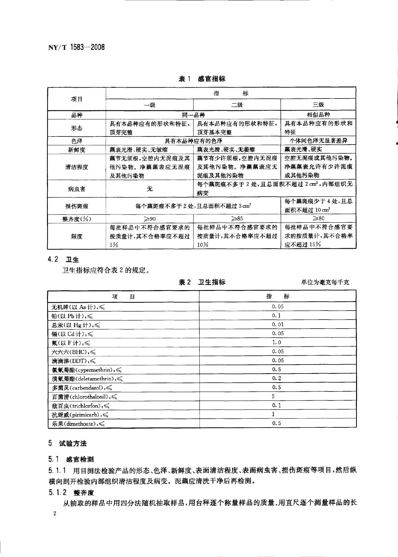 NY/T 1583-2008 标准预览